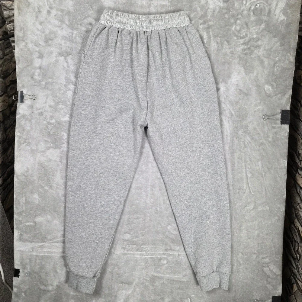 Elastic Drawstring Jogger Sweatpants Kids Gray GOOD Minimalist See Measurements